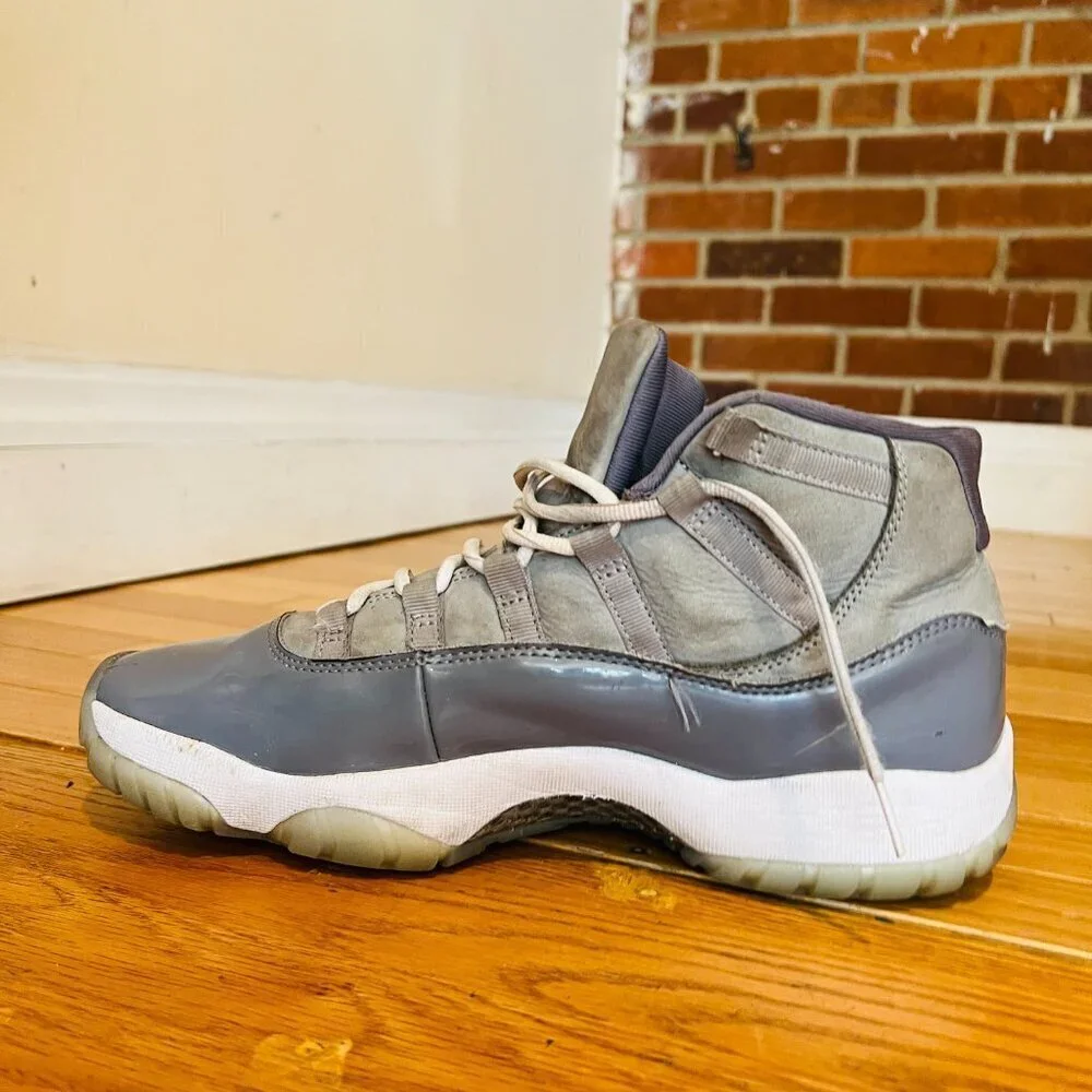 Nike Air Jordan 11 Retro High Cool Grey Sneakers Shoes Mens Size 10.5 CT8012-005